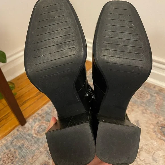 Pull and Bear Pleather knee high gogo boots - Picture 3 of 5